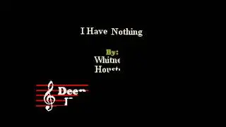Whitney Houston - I Have Nothing (Custom Karaoke Cover)