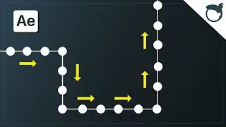 After Effects: Mehrere Objekte entlang eines Pfades animieren
