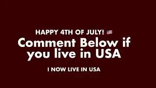 A Message to USA Friends