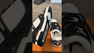 Louis Vuitton black and white Virgil Abloh Trainers sneakers