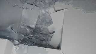 Rocky Cubes Fluid Simulation (Re-rendered)