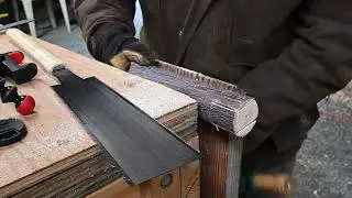 Build:  Small Turned Mallet with square cut Head