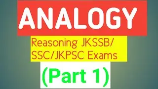 analogy reasoning tricks Part IEducatorsInderwal