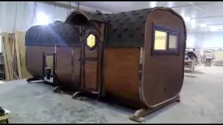 Обзор бани квадро-бочки от Woodel