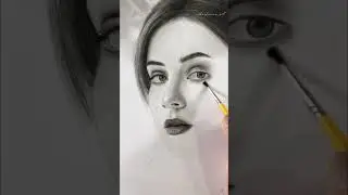 Beautiful face drawing ✍🏼🥹😍 #art #ytshorts #drawing #tredning #heeramandi #yt #explore #shorts