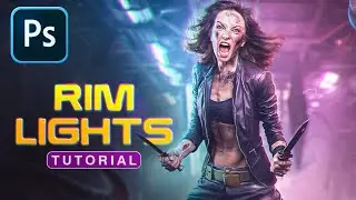 BETTER WAY to create RIM LIGHTS in Photoshop