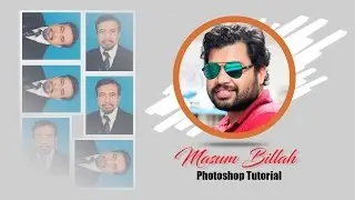 Photo Scanning & Create Passport size Pic | Photoshop Tutorial