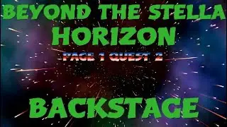 *NEW*Fortnite BEYOND THE STELLAR HORIZON,page 1 Quest 2, BACKSTAGE.
