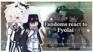 Fandoms React to Fyolai || Fyodor x Nikolai || 「1/?」 ★ [BSD x JJK x HSR] • LAZU