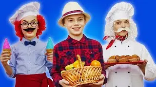 The Muffin Man | Kids Songs | Polina Fun