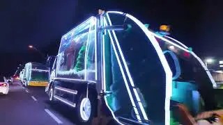 Dia 20/12 a Zona Norte de Rio Preto ficou iluminada com a Carreata Natalina da Constroeste Ambiental