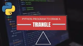 Draw a triangle from turtle module| python language| 