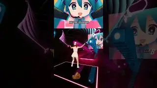 MIKU MIKU BEAM- HATSUNE MIKU M@GICAL☆CURE! BEAT SABER VR TikTok Meme Songs Mixed Reality Quest 3