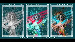 How to Create a Dispersion, Splatter Effect in Photoshop Tutorial !