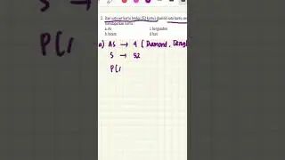 Peluang kartu AS #peluang #matematika #probabilitas