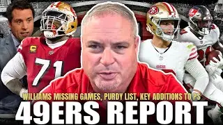49ers Reaction: Trent Williams Likely Missing Games, Purdy Underrated Ranking, Key PS Additions