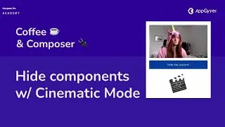 Hide components with Cinematic Mode formula | Coffee & Composer Clips