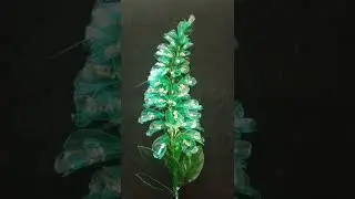 Хрустальная веточка🥀 ПЭТ бутылки !#рукоделие #