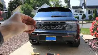 Debadging a 2023 Porsche Macan