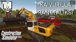 Kaivetaan paikkoja istutuksille - Construction Simulator 2015