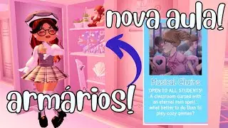 NOVOS ARMÁRIOS E AULA! - ROYALE HIGH CAMPUS 3 FASE 3 E 4! // Roblox