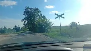 Przejazd kolejowy koło Jeżowa