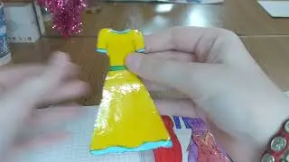 Я показываю своих бумажных кукол! Две линейки в следующем видео будет последняя 3 линейка!
