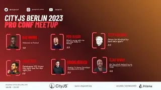 CITYJS BERLIN PRO CONFERENCE MEETUP