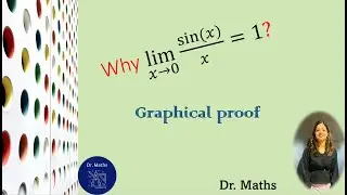 Why limit sin x / x is 1 as x goes to 0?