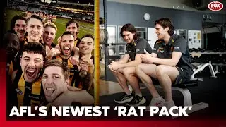'Tough stuff': What's fuelling the selfie 📸 loving Hawks | Inside Hawthorn's gym: Newcombe & Day 💪