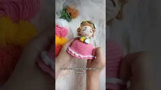 куколка букет крючком
