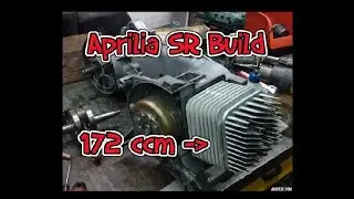 Aprilia SR 150 - Part II ; Sklapanje mašine, napokon Malossi 172ccm kit