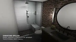 NKBA Small Traditional Bath Winner: Christine Spillar, CMKBD, Christine Spillar Interior Design, LLC