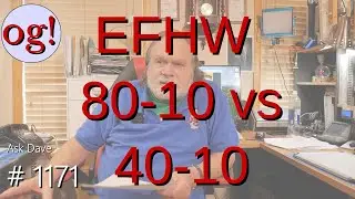 EFHW 80-10 vs 40-10 (