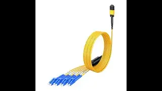 AMPCOM OFNR MPO-LC Breakout Cable