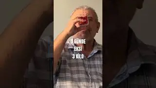 3 Günde -3 Kilo Nasıl Verebilirsiniz? Uzun Video Kanalımızda ;)