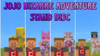 Addon/Mod JOJO's Bizarre Adventure Stand Disc V1.1.18 Minecraft Bedrock/PE