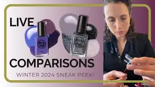 Paint your nails with me // Chatty Replay // Winter 2024 Comparisons