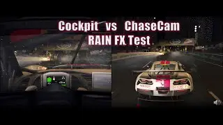 Rain FX Test in Chicago - Cockpit vs ChaseCam Comparsion #4K