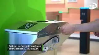 Mise en marche du tourniquet 𝐙𝐊-𝐓𝐒𝟏𝟎𝟎𝟎-𝐏𝐑𝐎- ZKTeco