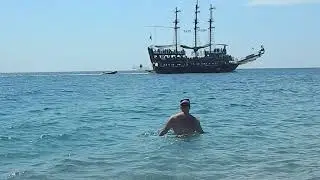 Обзор.Турция! Море чистое!