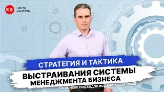Вебинар «Стратегия и тактика выстраивания системы менеджмента бизнеса»