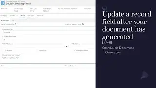 Update a record field after your document has generated [EP-41]