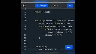 How to write a c++ program to multiply two matrices of order MxN and NxP.