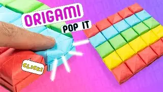 EASY DIY ORIGAMI POP IT FIDGETS ANTISTRESS. VIRAL TIKTOK REVERSIBLE FIDGET TOYS