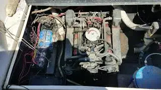 Boat engine starting
