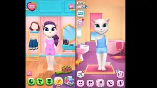 Talking Angela 2  ft Talking Angela Level 222 😍