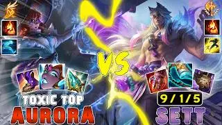 Sett HEADACHE against NEW league champion AURORA in TOP LANE