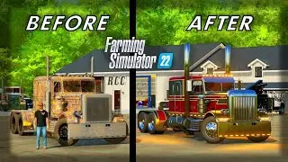 I FOUND AN ABANDONED SEMI TRUCK & RESTORED IT! (RCC) | FARMING SIMUALTOR 22