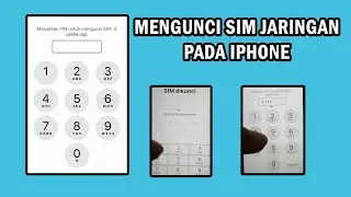 cara membuat pin sim card jaringan di iPhone (Pembuktian)